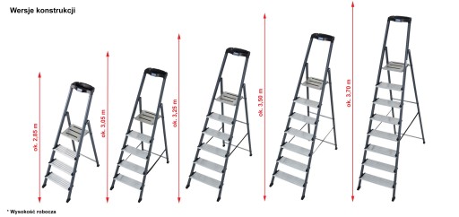 KRAUSE SECURO Алюминиевая лестница 1x7 126450 3,50м