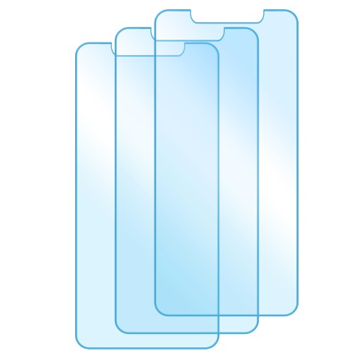 3 шт. 5D ПОЛНОСТЬЮ КЛЕЕВОЕ СТЕКЛО для iPhone XR / 11