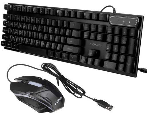 ИГРОВАЯ КЛАВИАТУРА + МЫШЬ С ПОДСВЕТКОЙ