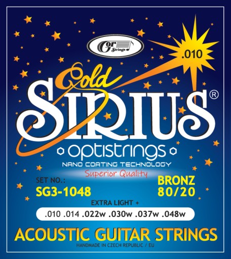 Струны для акустической гитары GorStrings SG3-1048