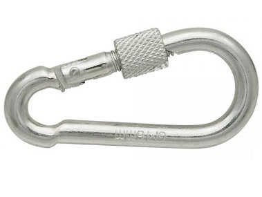 Karabińczyk skrętny do lin łańcucha 80 mm