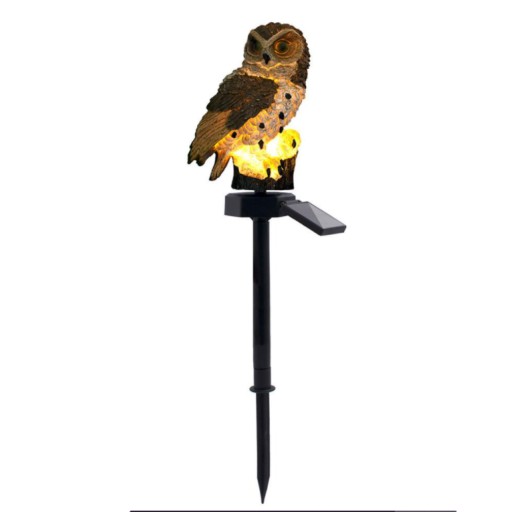Светодиодный светильник SOLAR OWL (солнечный), ВОДОНЕПРОНИЦАЕМЫЙ