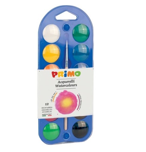 Краски акварельные 12 цветов PRIMO