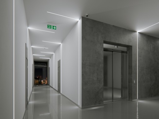 PROFIL LED GK DO PŁYT GIPS KARTON TYP FALCO CZARNY 1M ALUMINIOWY + KLOSZ