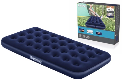 ОДИНОЧНЫЙ НАДУВНОЙ ВЕЛЮРОВЫЙ МАТРАС BESTWAY 67001 188x99x22 CM