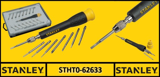 НАБОР STANLEY ИЗ 16 ТОЧНЫХ ОТВЕРТОК В КАССЕТЕ