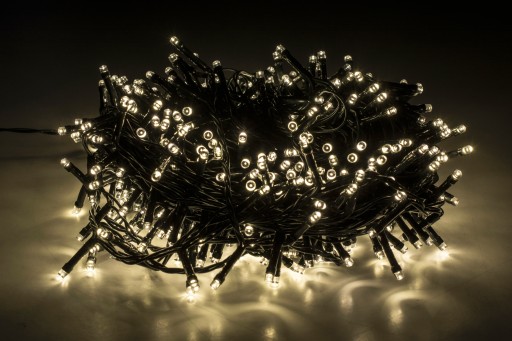 Елочные светильники 500 LED 25 м IP44 ТЁПЛЫЙ БЕЛЫЙ