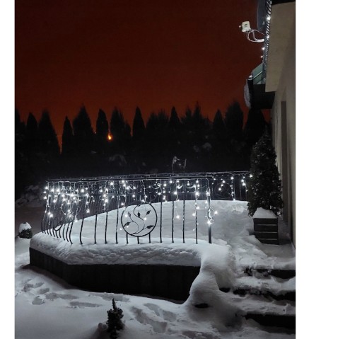 Icicles 500LED Уличные светильники Белый + Синий FLASH IP44