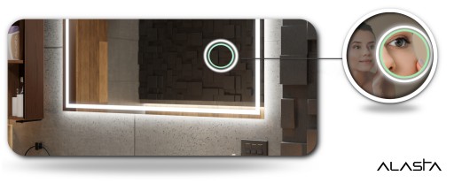 Lustro podświetlane łazienkowe LED 140x60cm BOSTON