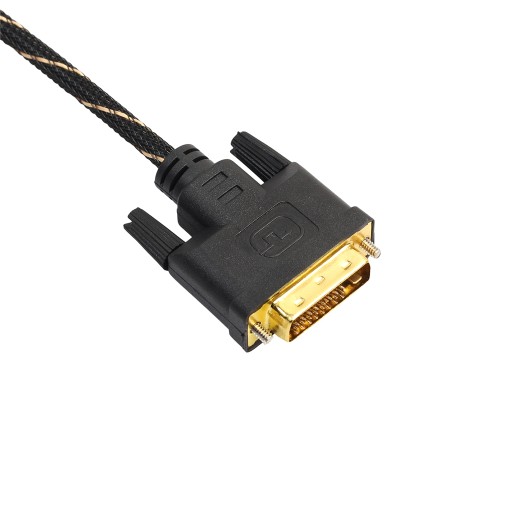 1-компонентный кабель DVI. к позолоченному + DVI-D M