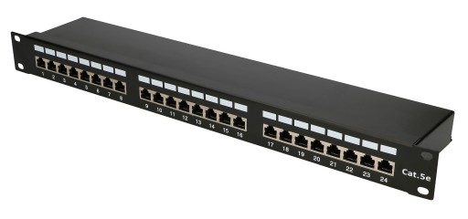 Patchpanel Extralink CAT5E STP V2 24 porty