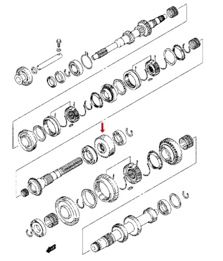 Звездочка КПП JIMNY SN413 1.3 24122-76J00 2412276J00 Оригинал