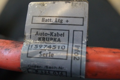 BMW E90 E91 E92 E93 ПРОВОД ПЛЮС КАБЕЛЬ 9125036