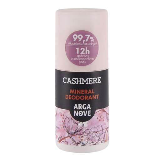 Dezodorant mineralny ałunowy roll-on Cashmere 50ml Arganowe