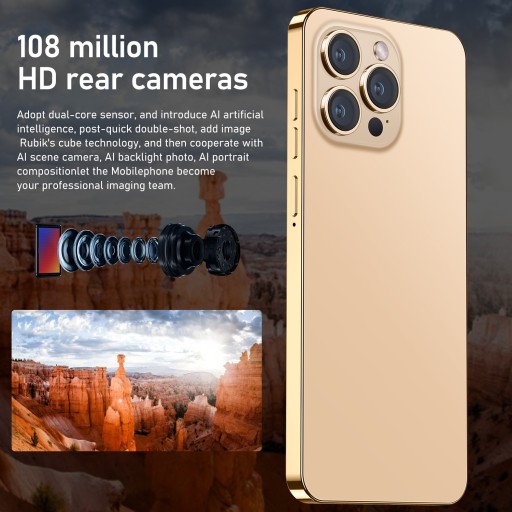 Android-смартфон I15Pro Max, белый, смартфон