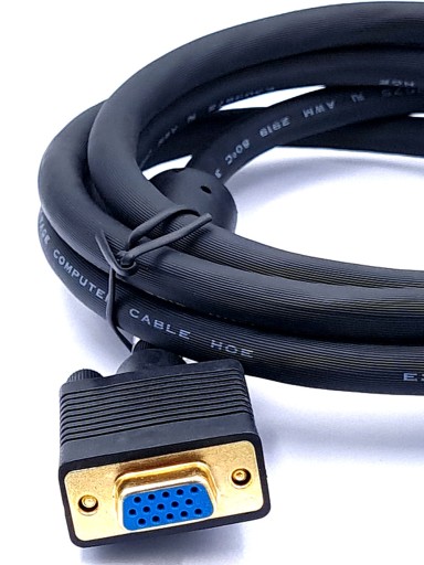 КАБЕЛЬ D-SUB SVGA Удлинитель монитора Вилка VGA — розетка VGA HQ 1,8 м