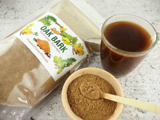 Молотая кора дуба, порошок 500г