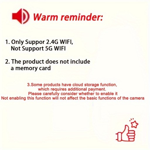 Kamera Wi-Fi Kamera internetowa z noktowizorem, rejestrator wideo Monitor