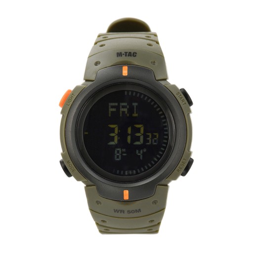 Тактические часы M-TAC MILITARY с компасом OLIVE