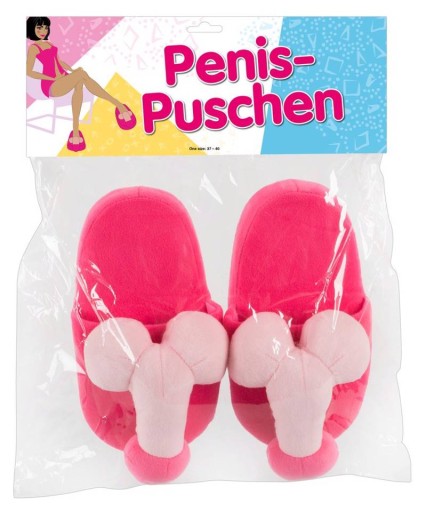 Розовые тапочки с пенисом - Тапочки Penis Pink