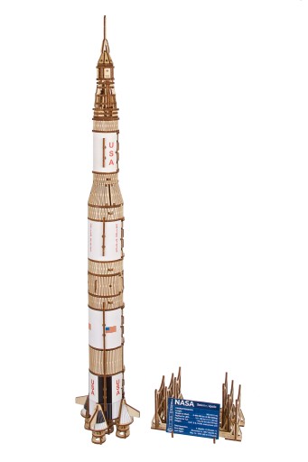 3D-пазл UGEARS NASA Saturn V Деревянная модель Креативная модель для сборки