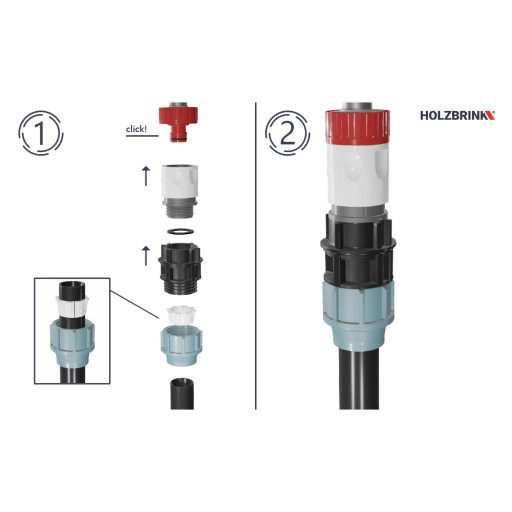 10 m zestaw do podlewania ogrodu 20 mm LPDE 4l/h