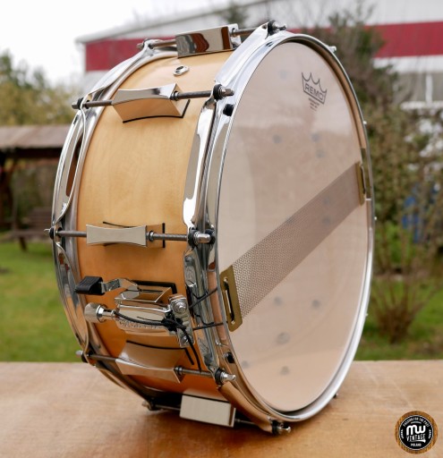 Pork Pie USA Custom 14 x 6 дюймов Малый барабан Satin Blonde