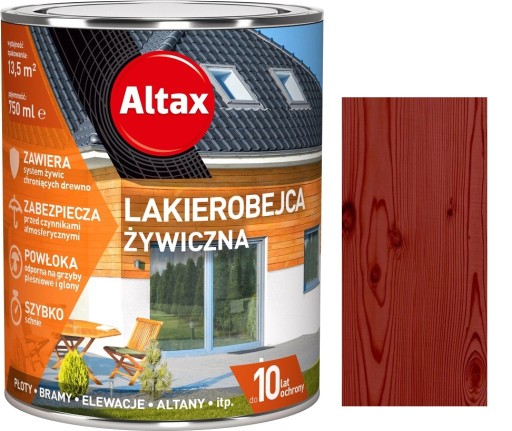 ЛАК ИЗ СМОЛЫ ALTAX ДЛЯ ДЕРЕВА ЯТОБА 0,75л