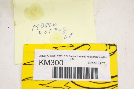KM300 Jaguar XJ X351 Moduł Fotela Lewy Przód