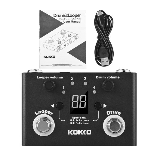 Многофункциональная педаль эффектов Drum Looper KOKKO