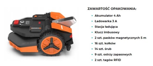 Robot koszący WORX Landroid Vision L1300 WR213E automatyczny -szybka wysyłk