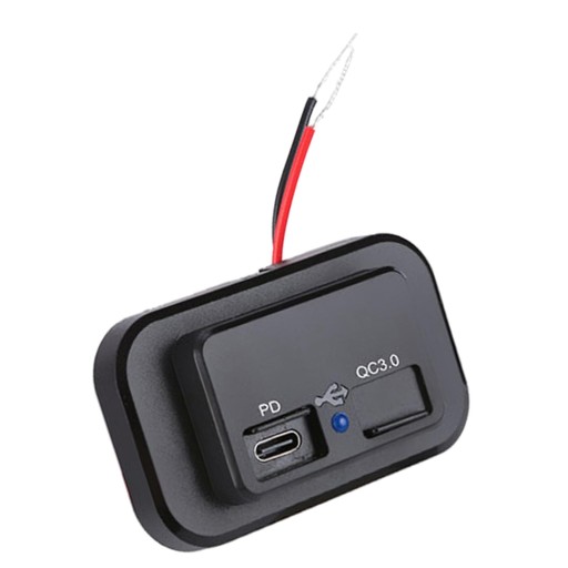 Разъем PD Type C, 18 Вт, прочный автомобильный USB