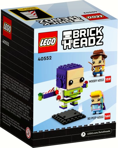 Оригинальный LEGO BrickHeadz 40552 Базз Лайтер НОВЫЙ