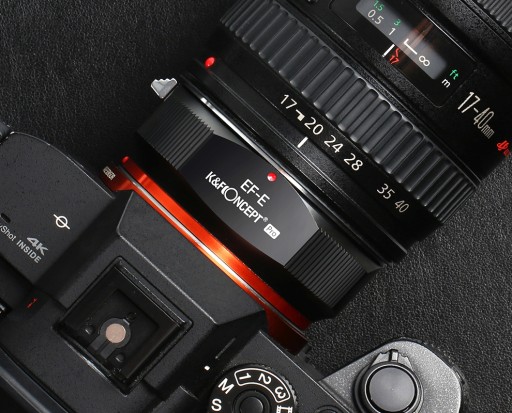 Adapter K&F PRO do SONY E NEX na Canon EF EF-S
