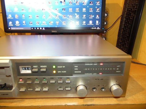 Magnetofon kasetowy DUAL C 828 Autoreverse Dolby B MPX Direct Load Lock TOP