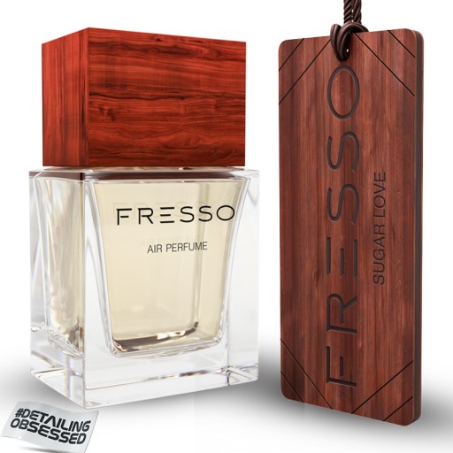 FRESSO SUGAR LOVE DELIKATNY SŁODKI ZAPACH ZAWIESZKA + PERFUMY ATOMIZER 50ML