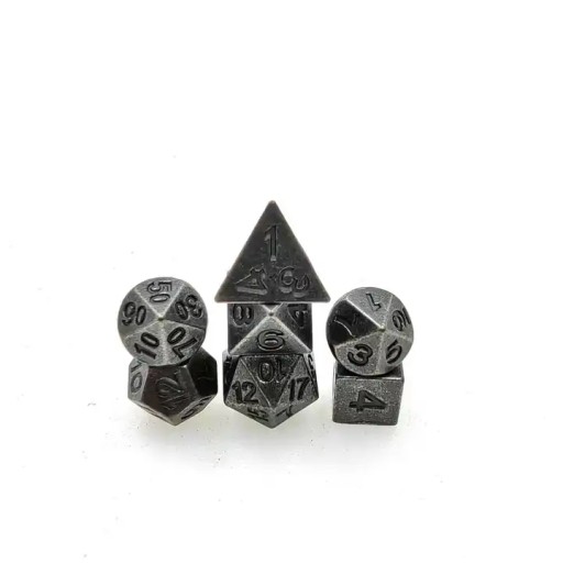 JAK UKRAŚĆ KSIĘŻYC MALUTKI ZESTAW 7 METALOWYCH KOŚCI RPG