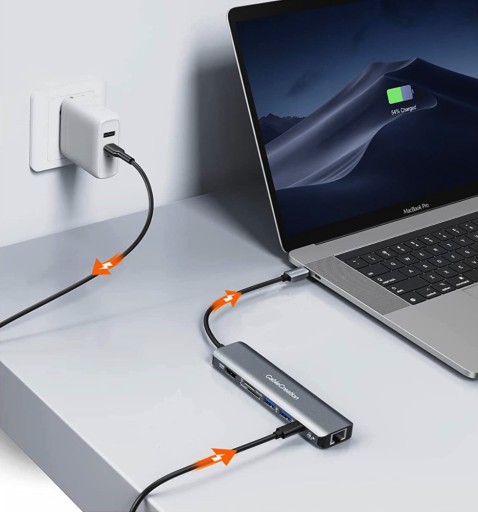 MacBook AIR PRO M1 M2 USBC HDMI 4K 60 Гц LAN