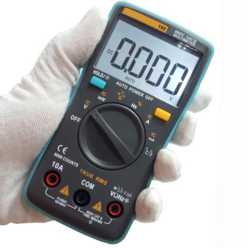 RICHMETERS RM102 Prawdziwy RMS Wielofunkcyjny LCD