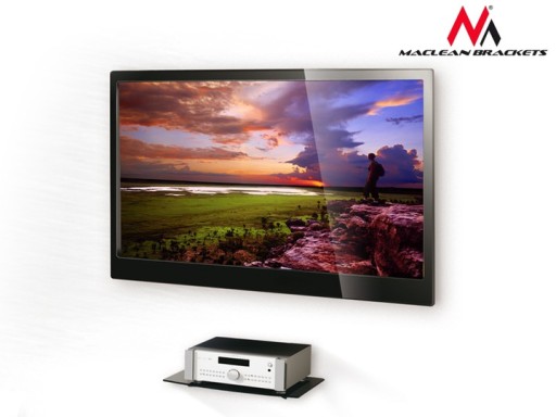 НАСТЕННАЯ ПОЛКА СТЕКЛЯННЫЙ ТЕЛЕВИЗОР LCD DVD АУДИО БЫДГОЩ
