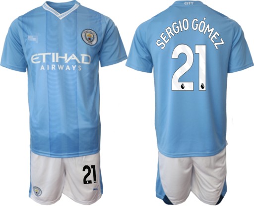 2023-24 MCFC Domowa koszulka piłkarska dla dzieci No.47 Foden