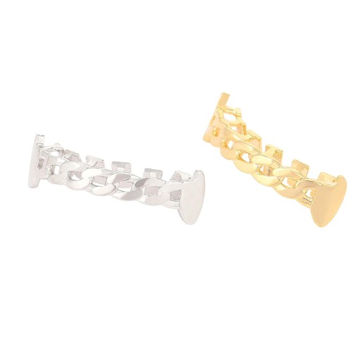 Золотые зубы Grillz Золотые колпачки для зубов Grillz Mouth Зубные колпачки Grillz Белое золото