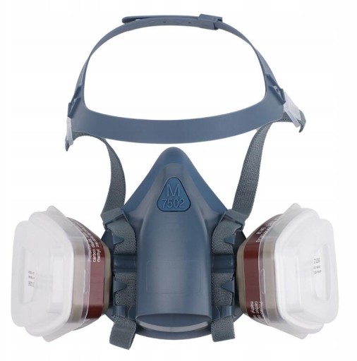 Полумаска 3M Paint Mask 7502 НАБОР С ФИЛЬТРОМ