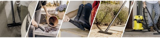 МОЩНЫЙ ПРОМЫШЛЕННЫЙ ПЫЛЕСОС KARCHER WD3 TURBO XXXL НАБОР 2024 С ВЫДУВОМ