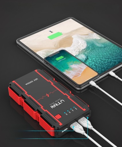 СТАРТЕР ДЛЯ АВТОМОБИЛЯ POWERBANK JUMP STARTER BOOSTER IGNITION 1000A