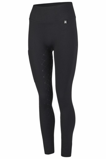 ESKADRON, Legginsy jeździeckie SEAMLESS, DYNAMIC 24, BLACK S