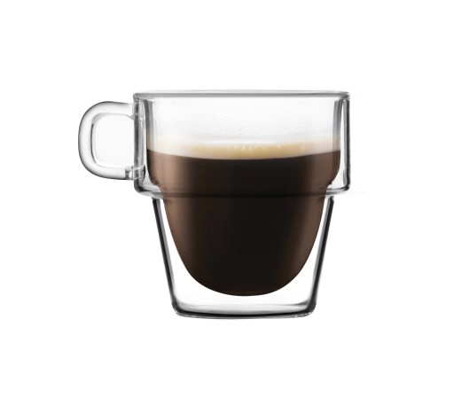 3x2 ZESTAW SZKLANKI TERMICZNE SENSO ESPRESSO LATTE KAWY FILIŻANKI PODWÓJNE