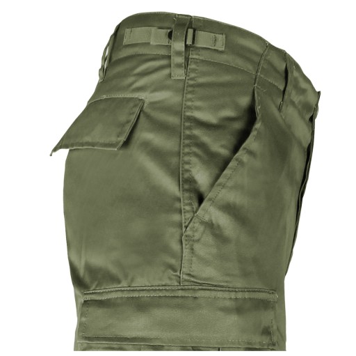МУЖСКИЕ ВОЕННЫЕ БРЮКИ ПРОЧНЫЕ БОЕВЫЕ M65 BDU T/C MIL-TEC OLIVE L