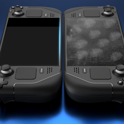 JSAUX 2x Матовое защитное стекло - простая установка на Steam Deck OLED