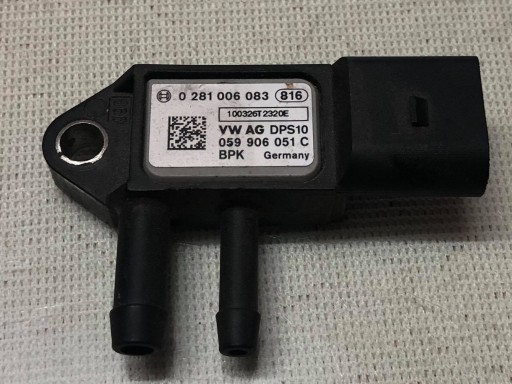 ДАТЧИК ДАВЛЕНИЯ ВЫХЛОПА SKODA VW AUDI SEAT 2.0TDI